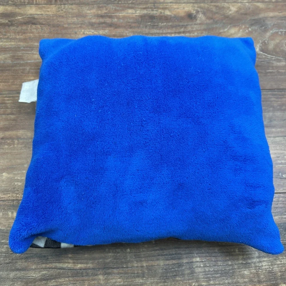 2012 WWE Wrestling John Cena CM Punk 10x10 THROW PILLOW Blue Plush ***